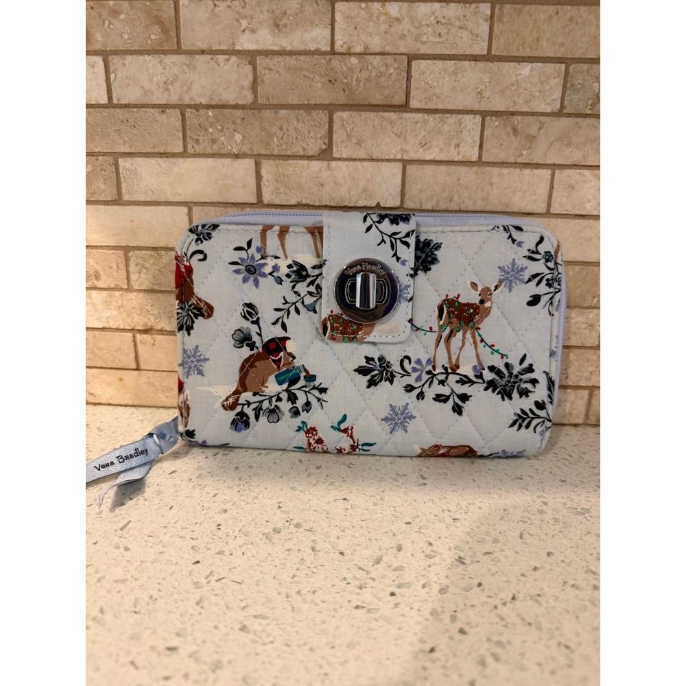 Vera Bradley Christmas Merry Mischief Snow Day Wallet